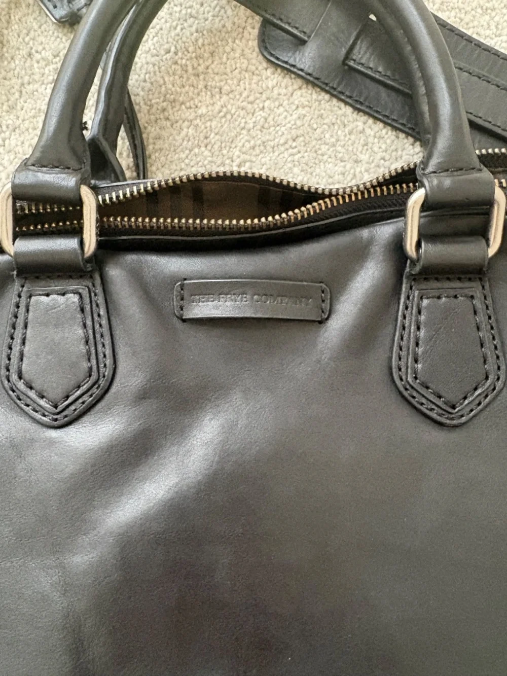 Frye Italian Leather briefcase - Pristine Condition - Black